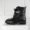 Marc Cain Black Leather Ankle Boot