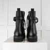 Marc Cain Black Leather Ankle Boot