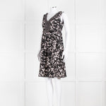 Weekend Max Mara Black Cream Floral Sleeveless Dress
