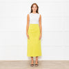 Tibi Neon Green Maxi Skirt