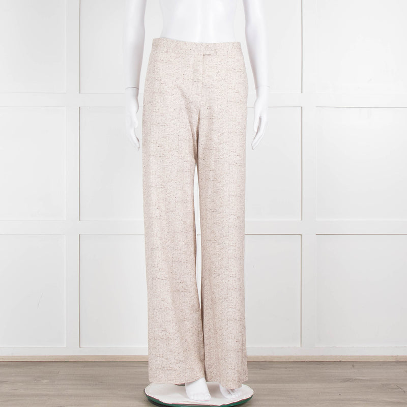 Goodmatch Beige Fleck Flared Trousers