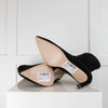 Stuart Weitzman Rapture Black Suede/Stretch Boots