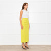 Tibi Neon Green Maxi Skirt