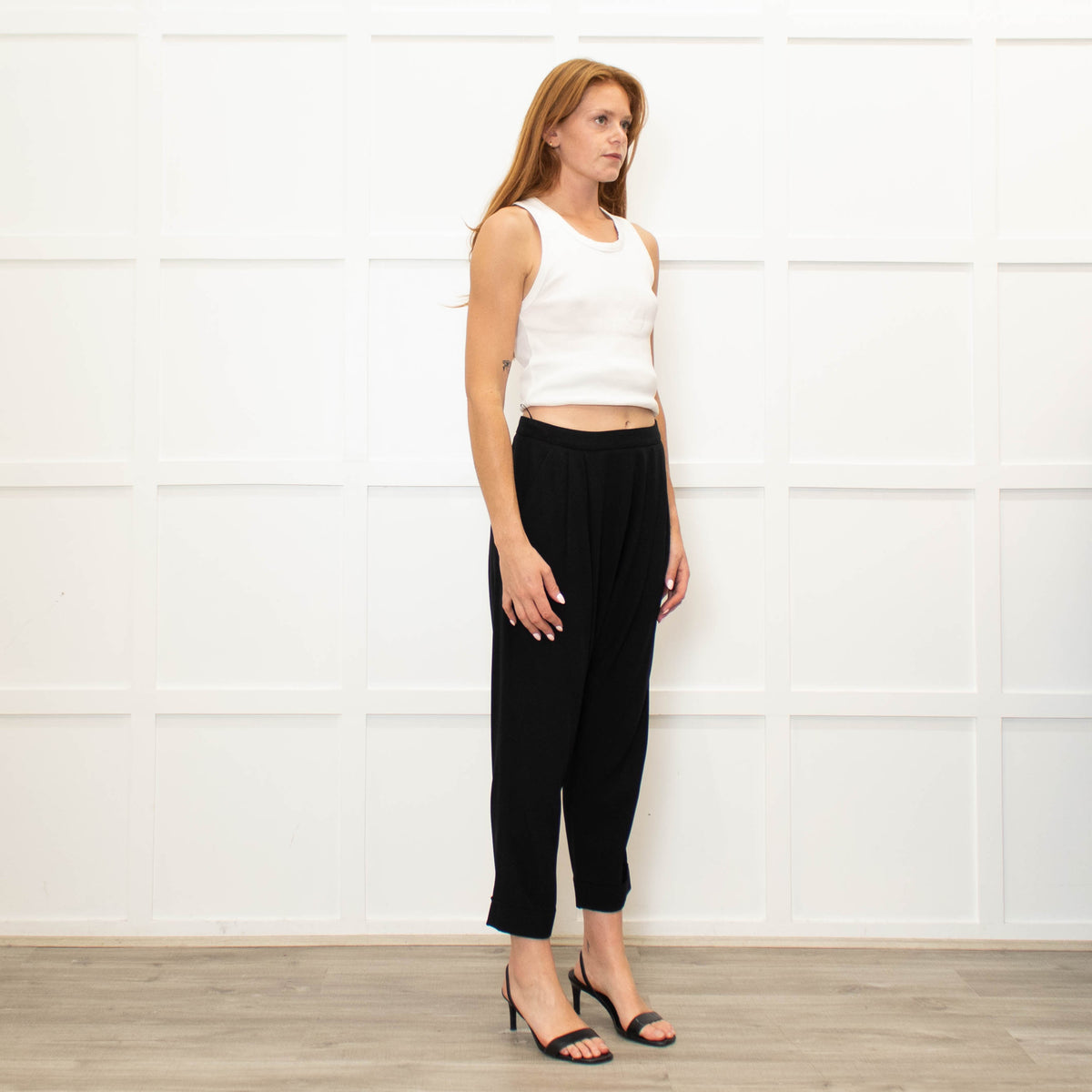 Alexander McQueen Black Culottes Trousers