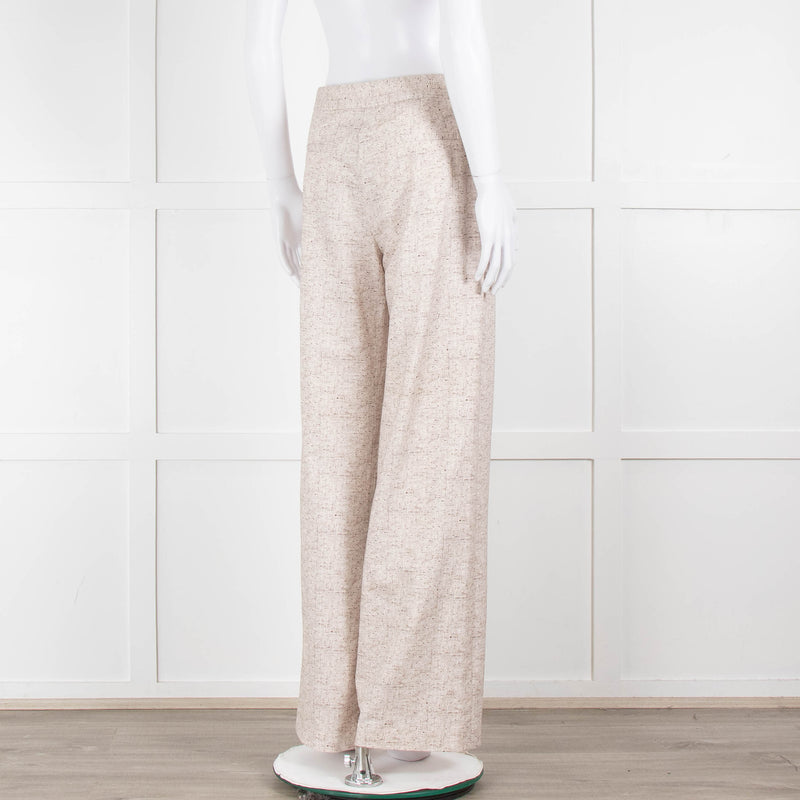 Goodmatch Beige Fleck Flared Trousers