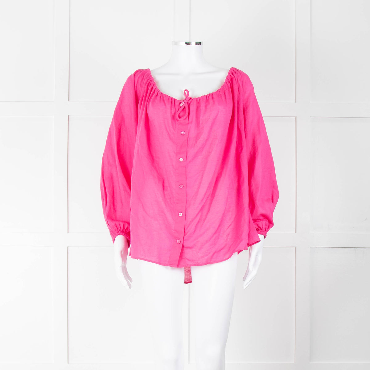 Luisa Spagnoli Pink Fine Cotton Over Sized Blouse