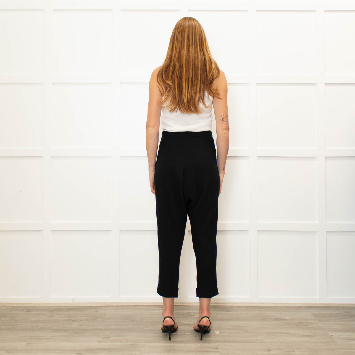 Alexander McQueen Black Culottes Trousers