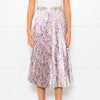 Stella McCartney Multicoloured Pleated Metallic Skirt
