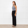 Joseph Black Straight Leg Wool Trousers