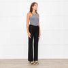 Joseph Black Straight Leg Wool Trousers