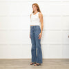 Red Valentino Blue Denim Front Pocket Flared Jeans