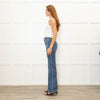 Red Valentino Blue Denim Front Pocket Flared Jeans