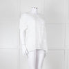 Vince White Linen Shortsleeve Top