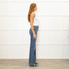 Red Valentino Blue Denim Front Pocket Flared Jeans