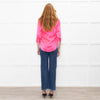 L'Agence Neon Pink Silk Shirt