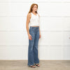Red Valentino Blue Denim Front Pocket Flared Jeans