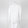 Vince White Linen Shortsleeve Top