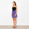 Fabienne Chapot Blue Pink Palm Tree Print Skirt