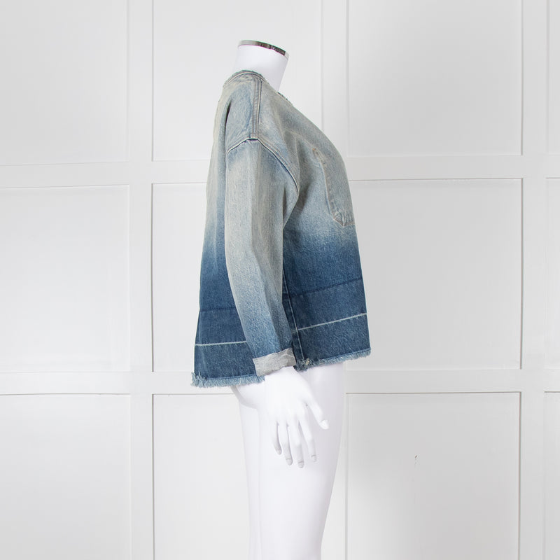 Current Elliott Faded Denim Jacket
