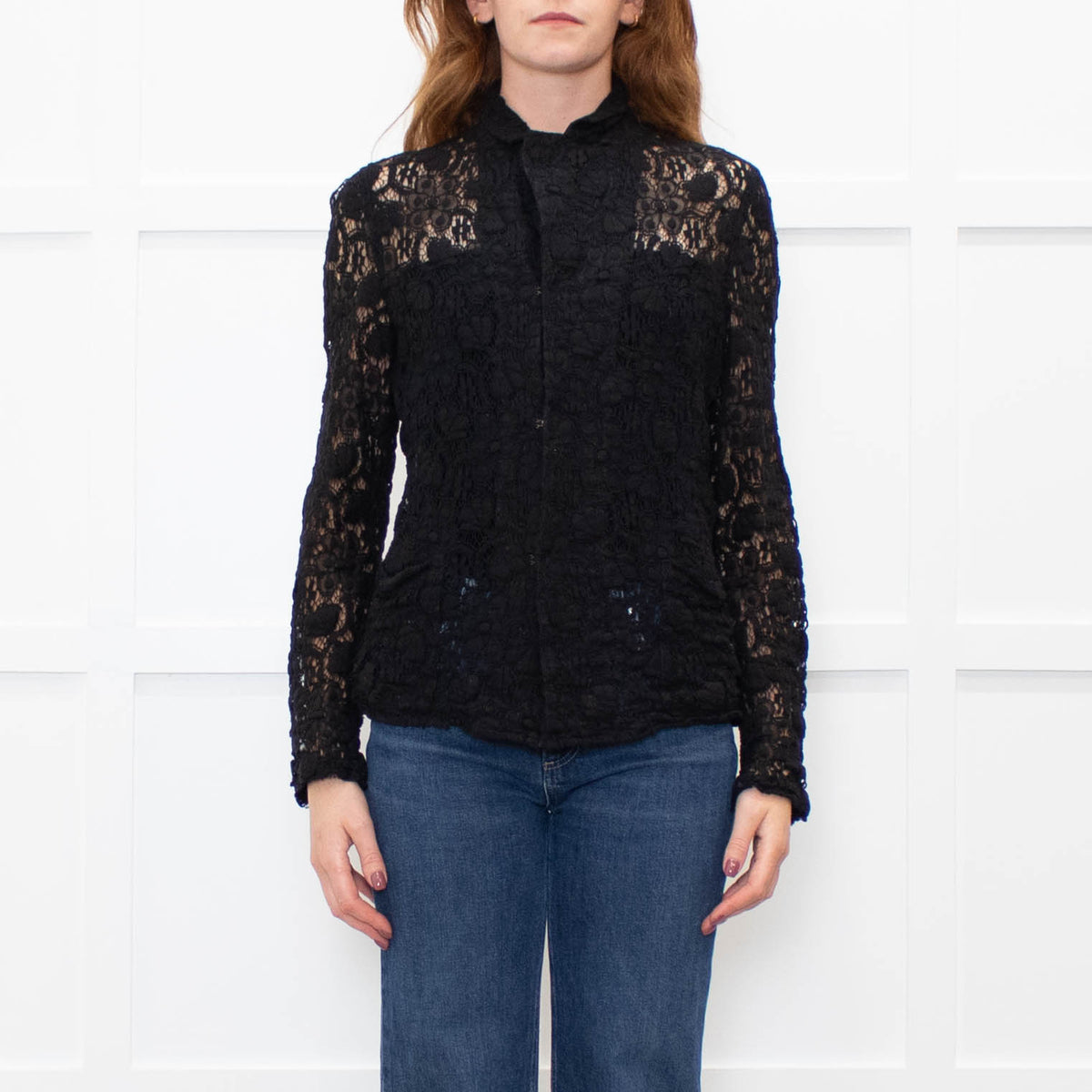 Comme Des Garcons Black Lace Jacket