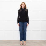 Comme Des Garcons Black Lace Jacket