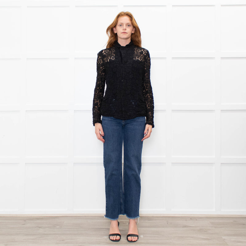 Comme Des Garcons Black Lace Jacket