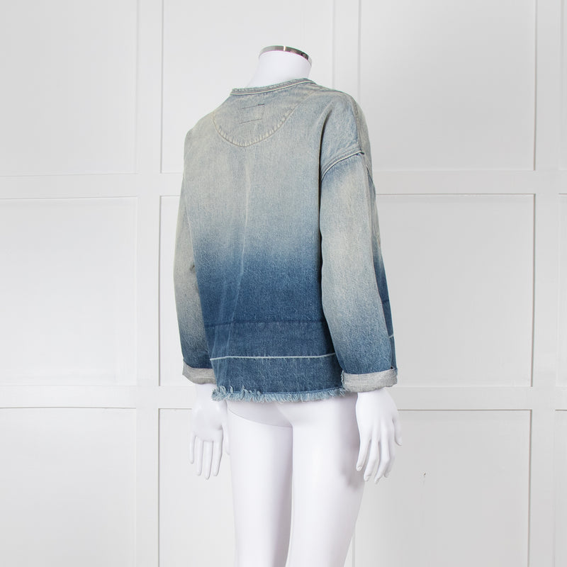 Current Elliott Faded Denim Jacket