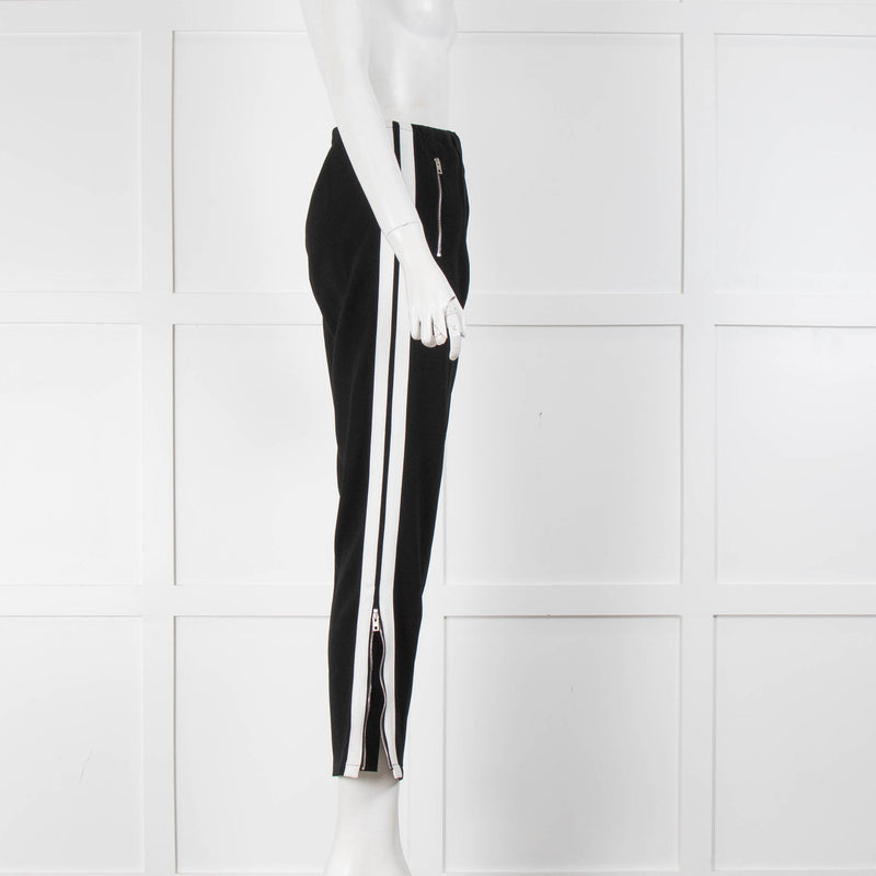 Rag & Bone Black White Side Strap Joggers