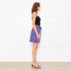 Fabienne Chapot Blue Pink Palm Tree Print Skirt