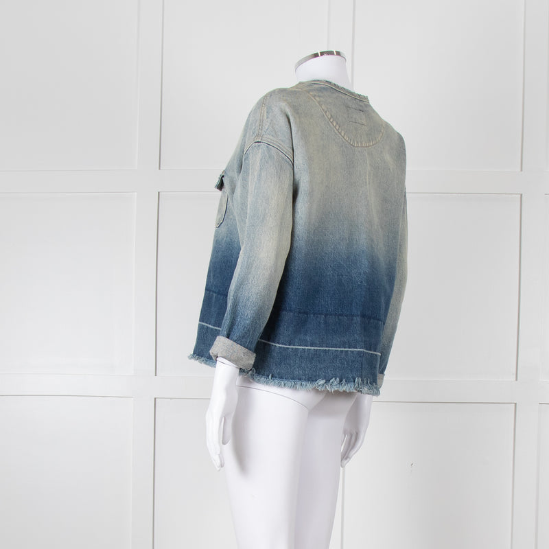 Current Elliott Faded Denim Jacket