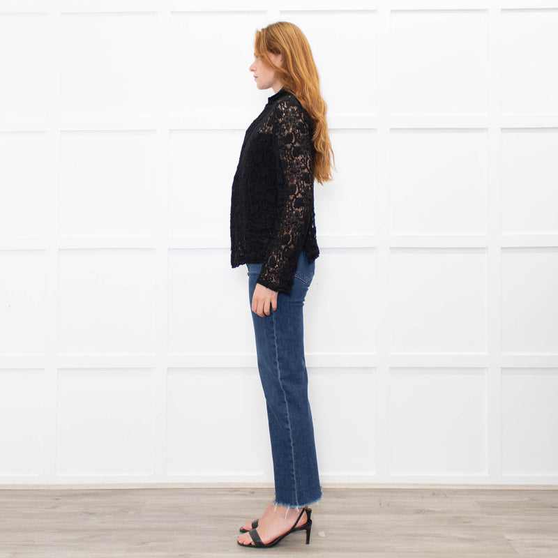 Comme Des Garcons Black Lace Jacket