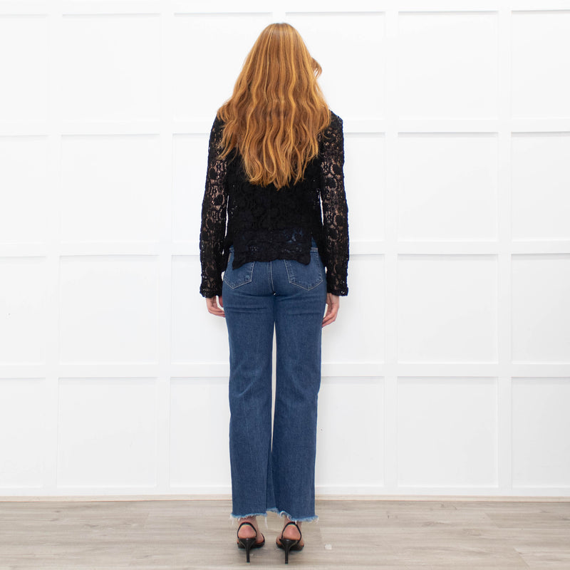 Comme Des Garcons Black Lace Jacket