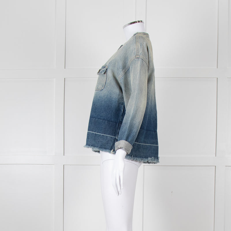 Current Elliott Faded Denim Jacket