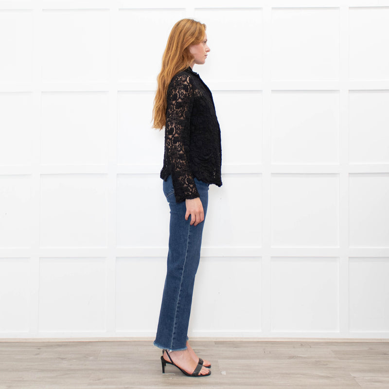 Comme Des Garcons Black Lace Jacket