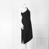 MM6 Maison Margiela Black One Shoulder Asymmetric Dress