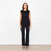Stella McCartney Black Fringe Detail Sleeveless Top