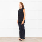 Stella McCartney Black Fringe Detail Sleeveless Top