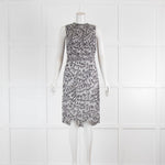 Bottega Veneta Grey Print Smock Sleeveless Dress