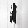 MM6 Maison Margiela Black One Shoulder Asymmetric Dress