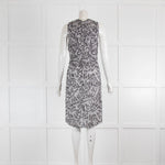 Bottega Veneta Grey Print Smock Sleeveless Dress