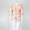 Apiece Apart Yellow Floral Top