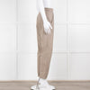 Fabiana Filippi Beige Draw String Cotton Blend Trousers