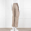 Fabiana Filippi Beige Draw String Cotton Blend Trousers