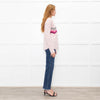 Wyse Pale Pink Grey Cashmere Sweater