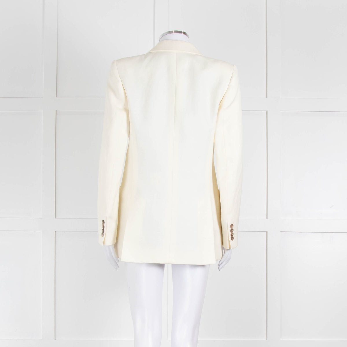 Racil Ivory Tailored Jacket Blue Floral Lining