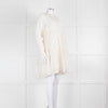 Dea Kudibal White Textured Tiered Mini Dress