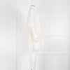 Dea Kudibal White Textured Tiered Mini Dress