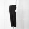 Theory Black Flat Front Elasticated Waist Trousers