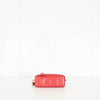 Prada Red Leather Diagramme Bauletto Bag