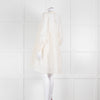 Dea Kudibal White Textured Tiered Mini Dress